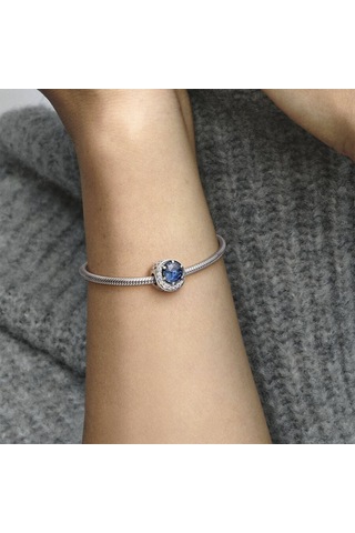 Nur Silver Ay Ve Gece Gökyüzü Gümüş Charm Nur-ch00024 Çok Renkli