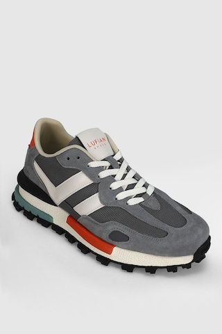 Lufian 111230272 Auke Sneaker Erkek Deri Ayakkabı Gri