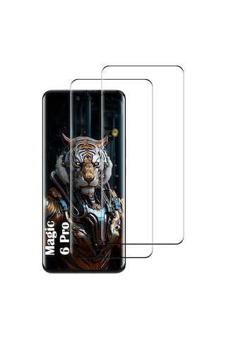 Honor Magic 6 Pro Ekran Koruyucu Cam Tam Kaplar Polymer Nano Glue