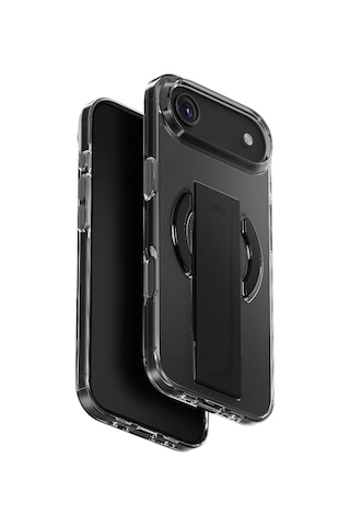 iPhone Uyumlu 17 Air Kılıf Heldro Tutma Bandı Ve Bilek Askısı Premium Yüksek Dayanıklı Koruma Kapak Siyah