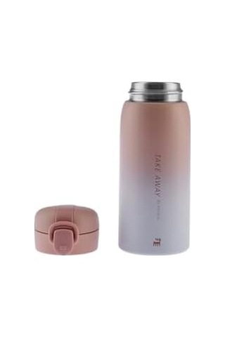 Skyfall Çelik Sızdırmaz Pembe Termos 350 Ml .