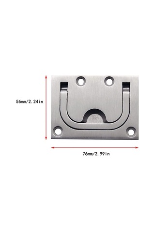Adet Paslanmaz Çelik Tekne Ambar Kapağı Kolu Gömme Ambar Kapağı Dolap Kolu