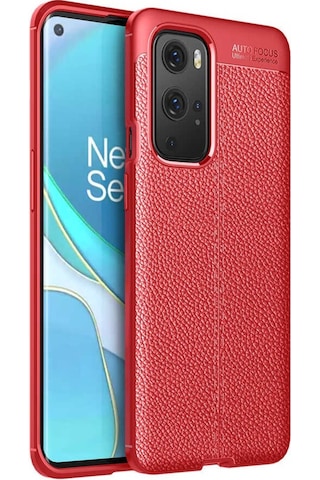 Oneplus 9 Pro Kılıf Niss Silikon Deri Görünümlü Korumalı
