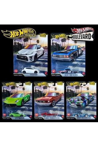 Hot Wheels Premium Boulevards 5'li Set - Gjt68- 978g