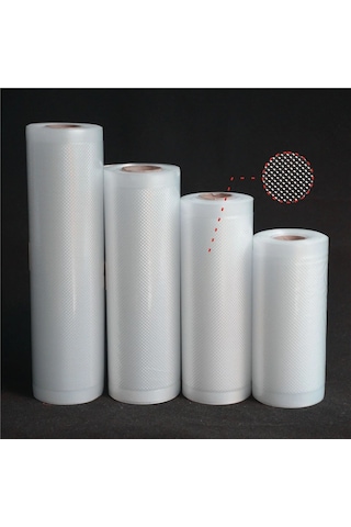 Klikal Tırtıklı Vakum Poşeti Rulo 20 CM 5 Metre
