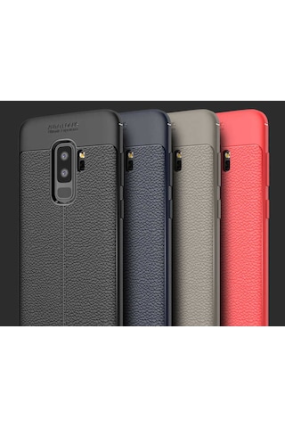 Samsung Uyumlu Galaxy S9 Plus Kilif Deri Tarzi Niss Silikon Case 389468335