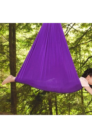 Suntek Çocuk Salıncak Hamak Balkon Için Anti Tip Sandalye Mor