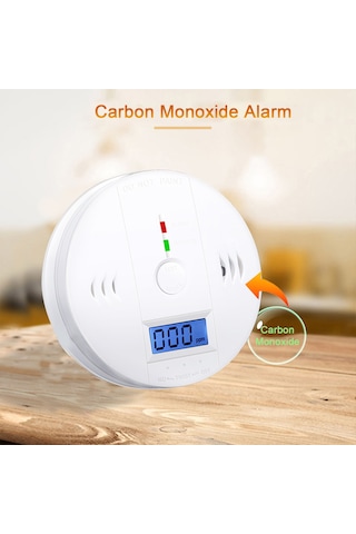Konesam Karbonmonoksit Alarmı - 85db Sesli Uyarı, Düşük Pil Bildirimi, 220v Çalışma Pilsiz