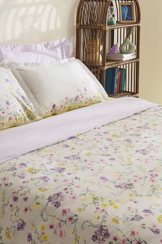 Karaca Home Eliana %100 Pamuk Çift Kişilik Nevresim Takımı Lila LILA