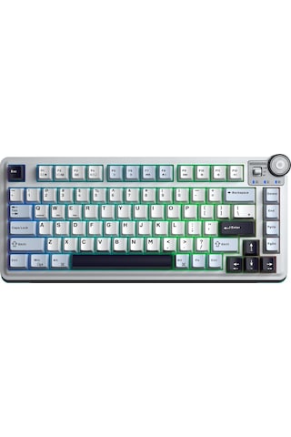Aula Au75 3 Modlu Mekanik Gaming Kablosuz Klavye Rgb Tkl Hot Swap Star Vector Switch Makrolu Oyuncu Klavyesi Lacivert