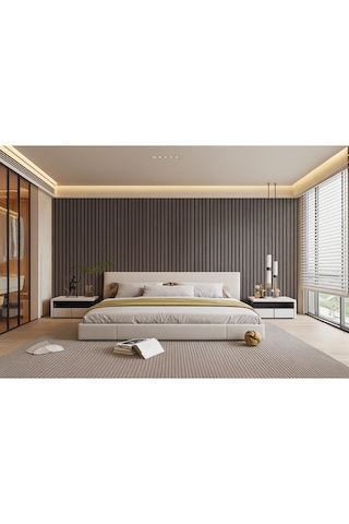 Brano Kendinden Yapışkanlı Duvar Lambiri 40 Cm X 280 Cm Koyu Kahve