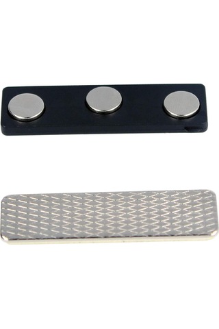 5 Adet Mıknatıslı Yakalık Isimlik - Manyetik Rozet Tutucu N11.24464