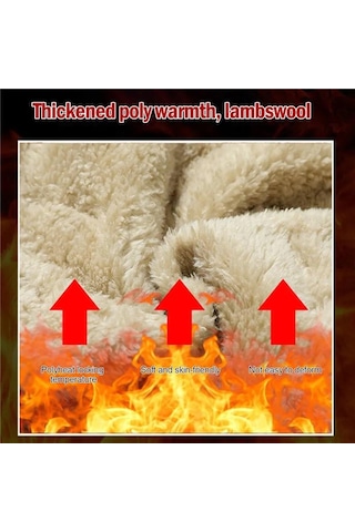 Soğuk Siyah Kış Eşofman Erkekler Peluş Kalın Polar Eşofman Kuzu Yünü Termal Pantolon Rahat Pantolon Su Geçirmez Rüzgar Geçirmez Sıcak Pamuklu Pantolonlar Siyah