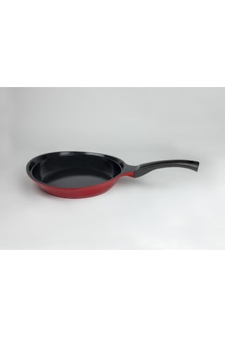 Primanova Bordain Alüminyum Kızartma Tavası 26 CM Kırmızı