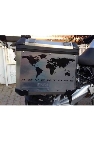 Motosiklet Dünya Haritası Sticker
