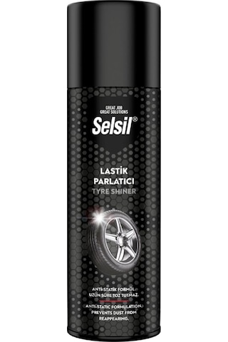 Selsil Oto - Araç Lastik Parlatıcı - Temizleyici Sprey 500ml Timya/go1395 204810