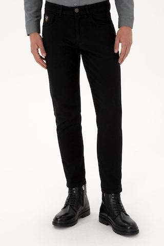 U.s. Polo Assn. Erkek Siyah Pantolon Kanvas-chino 50310340-vr046 Siyah