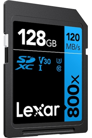 Lexar BLUE Series 128 GB High-Performance 800x UHS-I SDXC Hafıza Kartı