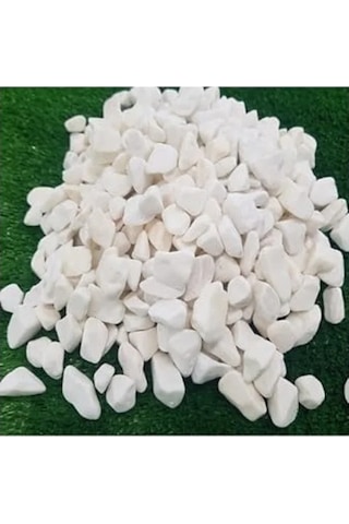 10 Kg Beyaz Dolomit Taş - Bahçe Ve Akvaryum İçin -