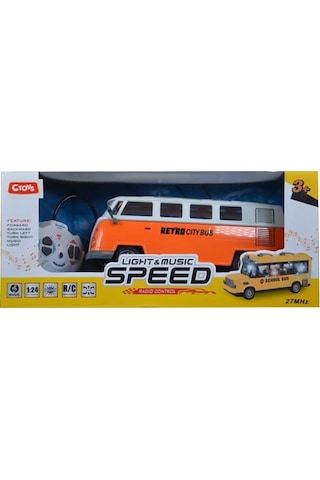 Ctoys Uzaktan Kumandalı Turuncu Otobüs Wl-168b