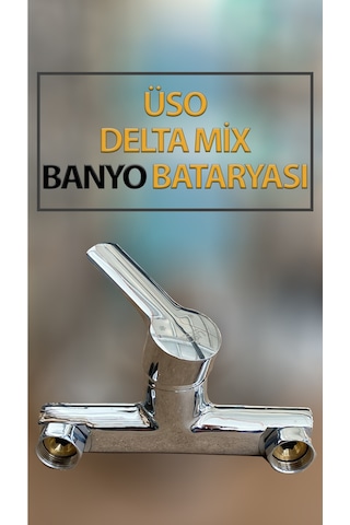 Üso Delta Mix Banyo Bataryası Krom
