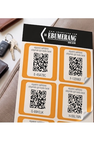 Ebumerang Kayıp Eşya Sistemi 10pcs