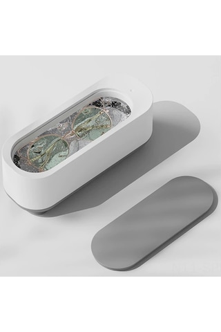 Maiyame Üçgen Boyutlu Plastik Ultrasonik Temizleyici - 360 Derin Temizleme, Kolay Kullanım, Çeşitli Eşyalar İçin Gözlük, Saat, Mücevher