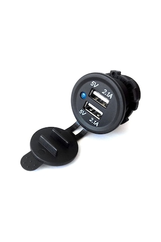 Aghbilgisayar 2 Usb Şarj Soketi Güç Çıkışı 1A - 2.1A Su Geçirmez Tekne Araba 552308270