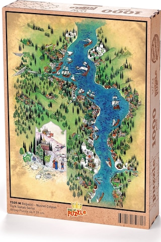 King Of Puzzle Boğaziçi - Nusret Çolpan Ahşap Puzzle 1000 Parça