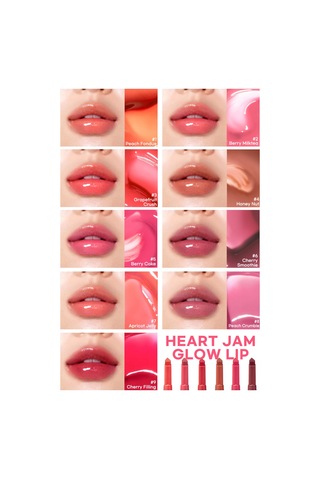 Yoğun Nemlendirici, Parlak Bitişli Balm Perıpera Heart Jam Glow Lip 4 Honey Nut Honey Nut