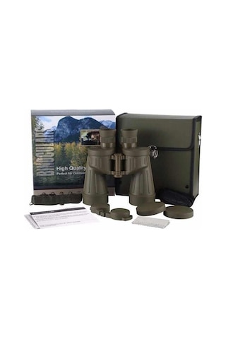 Nikula Military 10x50 Su Geçirmez - Perma Focus - Otomatik Netleme - Telemetre - Askeri Yeşil