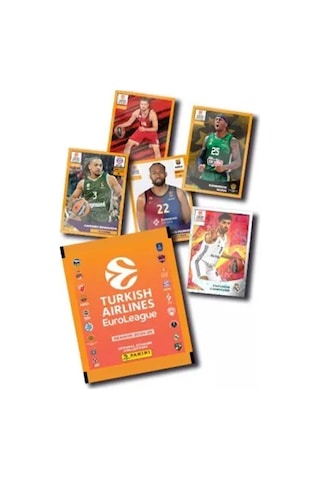 Official 2024-25 Turkish Airlines Euroleague Sticker Albümü Başlangıç Paketi