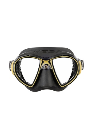 Cressi Zeus Maske Black/yellow Black - Yellow