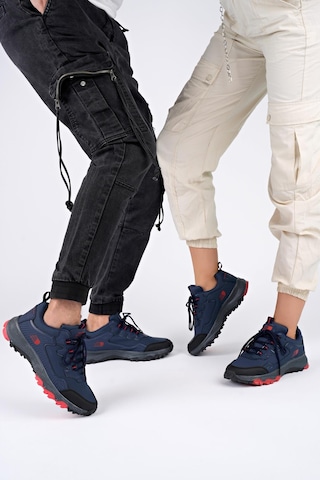 Muggo North Unisex Garantili Trekking Outdoor Ayakkabı Lacivert