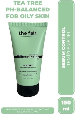 The Fair Çay Ağacı ve Salisilik Asit İçerikli Sebum Yüz Yıkama Jeli 150 ML