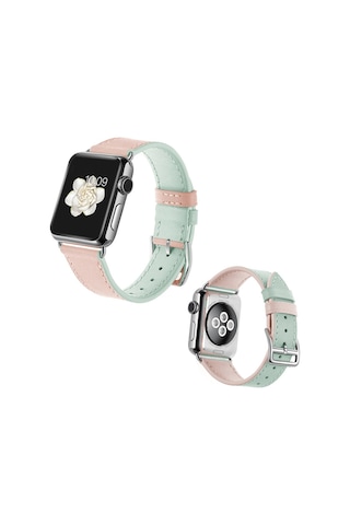 Ally Apple Uyumlu Watch 7 45 MM 6-5-4 44 MM Hakiki Deri Kayış Kordon 3-2-