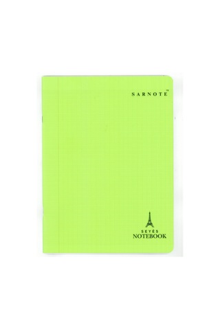 Fransız Seyes Defter 24x32cm 48 Yp. Plastik Kapak Yeşil