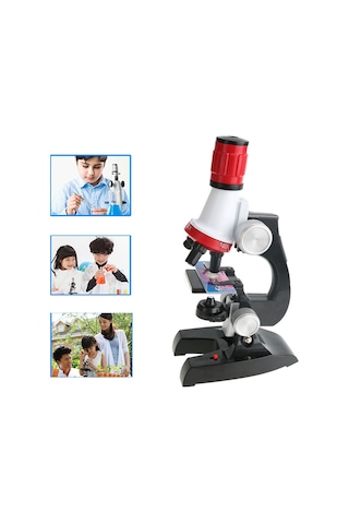 Cloody Eğitici Zoom Led Işıklı Mikroskop Kiti