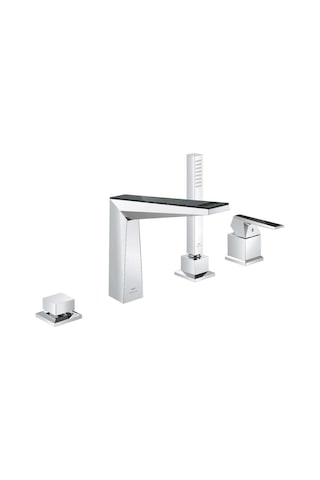 Grohe Allure Brilliant 29527000 4 Delikli Küvet Bataryası Gümüş