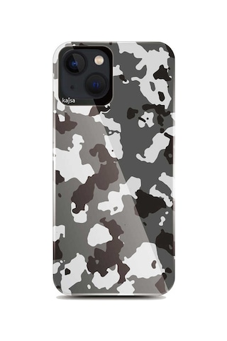Kajsa Apple Uyumlu iPhone 13 Kılıf Asker Desenli Kajsa Camo Kapak ZORE-219790