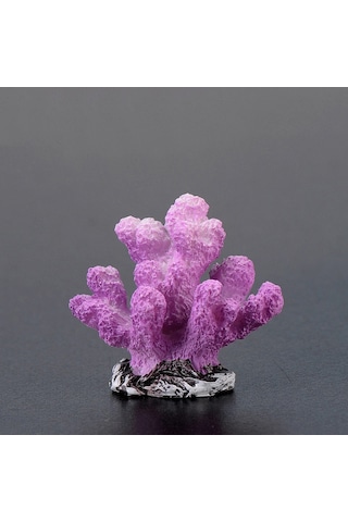 Sones 10 Pcs Simülasyon Reçine Mercan Akvaryum Balık Tankı Küçük Süsler, Renk: No. 8 Renkli