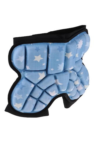 Homyl 3d Yastıklı Kalça Koruyucu Kısa Çocuk Butt Pad Mavi Mavi