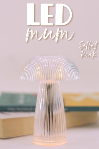 Led Mum Kristal Tip Pil Dahil Dumansız Alev Ledli Yapay Dekoratif Mum Dekor Işığı Şeffaf Pt429 Şeffaf