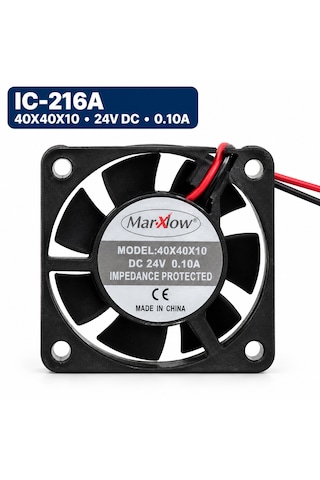 Marxlow 40x40x10 Mm Dc 24v 0.10a Soğutma Fanı Marxlow 40x40x10 Mm Dc 24v 0.10a Soğutma Fanı