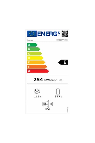Hoover HOCG5T718EX1 E 442 LT No-Frost Kombi Tipi Buzdolabı
