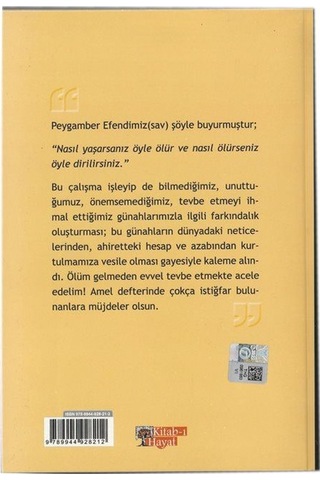 Tevbe İle Arınmak Ve Peygamberimizin Sünnetleri 2 Kitap Set ...