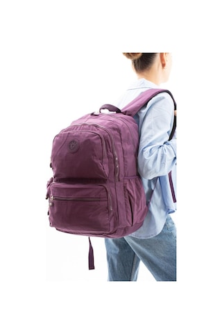 Baginn Kadın Sırt Çantası Hafif Kumaş Çok Cepli Kabin Boy Seyahat Çantası 43 30 Cm 001