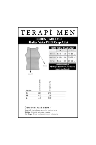 Terapi Men Çağla Yeşili Fitted/vücuda Oturan Crop Halter Yaka Fitilli Esnek Örme Bluz Atlet Çağla Yeşili