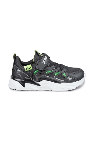 Jump 30054 Siyah - Neon Yeşil Üniseks Çocuk Sneaker Günlük Spor Ayakkabı