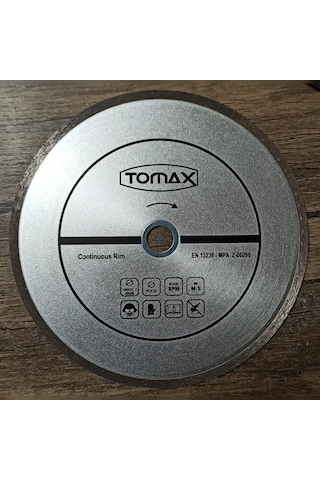 Tomax Sürekli Elmas Fayans Kesici Daire  Testere 180 X 2.2 X 22 Mm